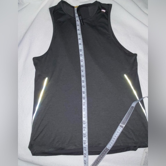 Men’s LULULEMON‎ fast and free Graphite Grey gray Tank size medium NWT - Picture 11 of 14
